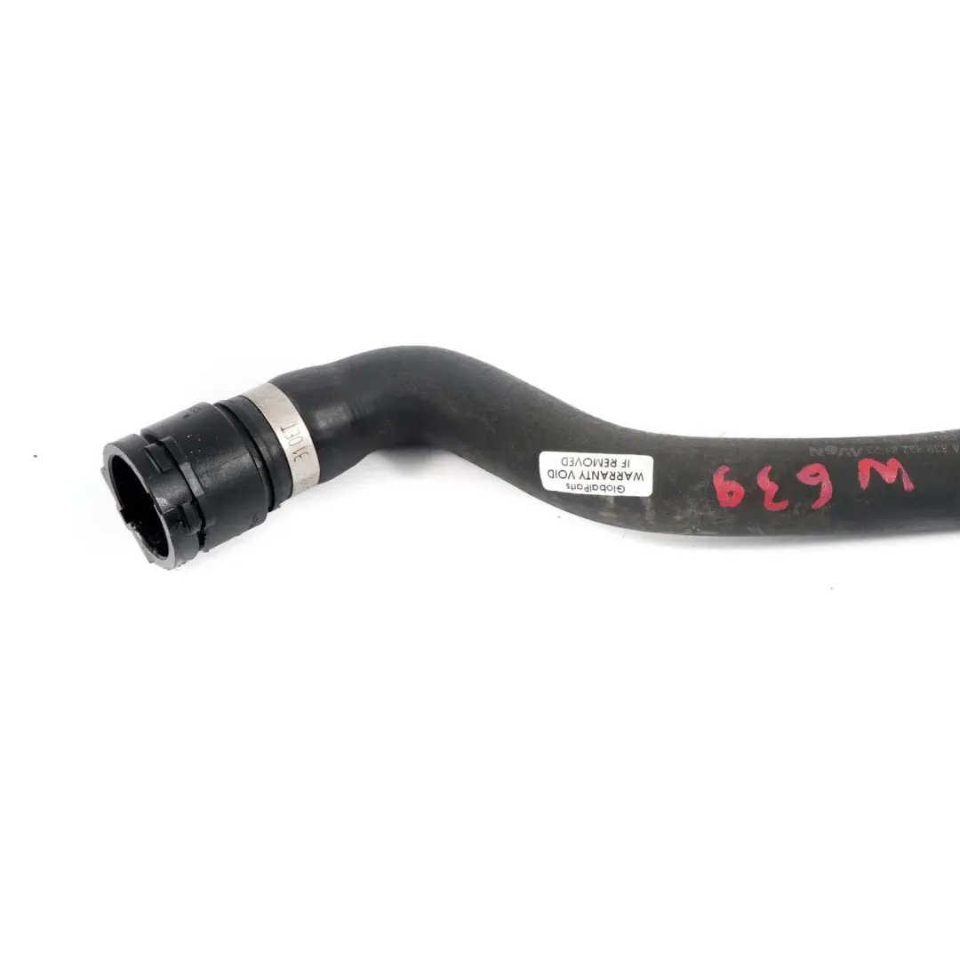 Mercedes Vito W639 Heat Exchanger Water Coolant Hose Pipe Line - SKU A6398328123 - Part number A6398328123