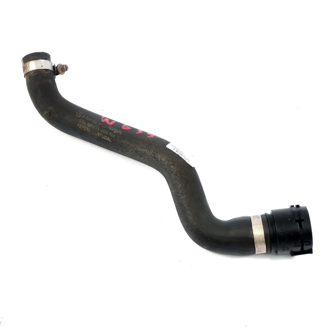 Heat Exchanger Water Coolant Hose Pipe Line to Mercedes Vito W639 with Part number A6398328123 Mercedes Vito W639 Heat Exchanger Water Coolant Hose Pipe Line - SKU A6398328123 - Part number A6398328123
