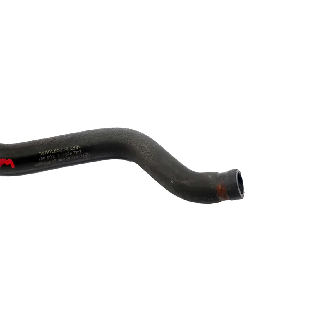 Heat Exchanger Water Coolant Hose Pipe Line to Mercedes Vito W639 with Part number A6398328423 Mercedes Vito W639 Heat Exchanger Water Coolant Hose Pipe Line - SKU A6398328423 - Part number A6398328423