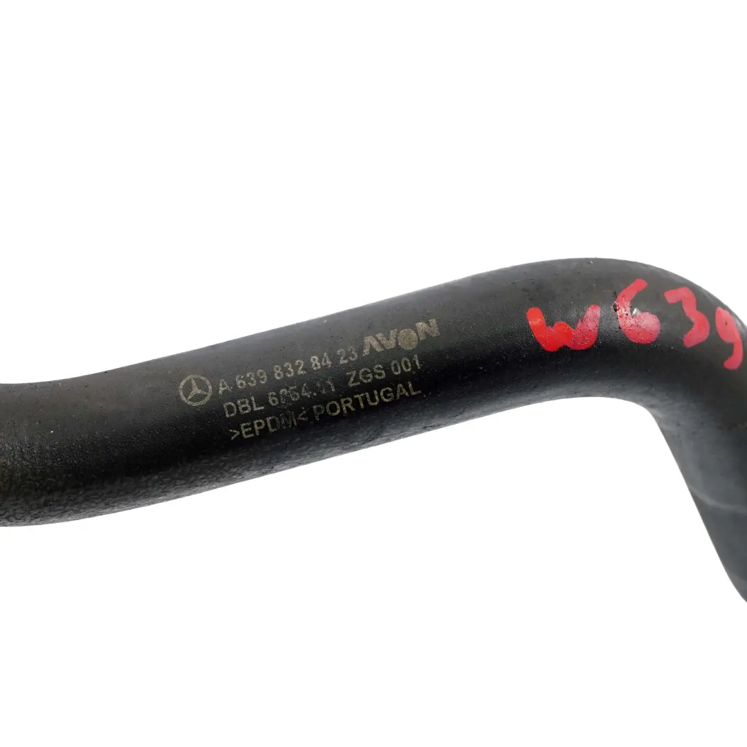 Mercedes Vito W639 Heat Exchanger Water Coolant Hose Pipe Line - SKU A6398328423 - Part number A6398328423