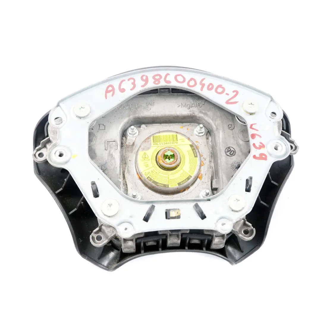Airbag Conductor Air Bag para Mercedes W639 Vito Viano Volante con número de pieza A6398600400 Mercedes W639 Vito Viano Volante Airbag Conductor Air Bag - SKU A6398600400-2 - Número de pieza A6398600400