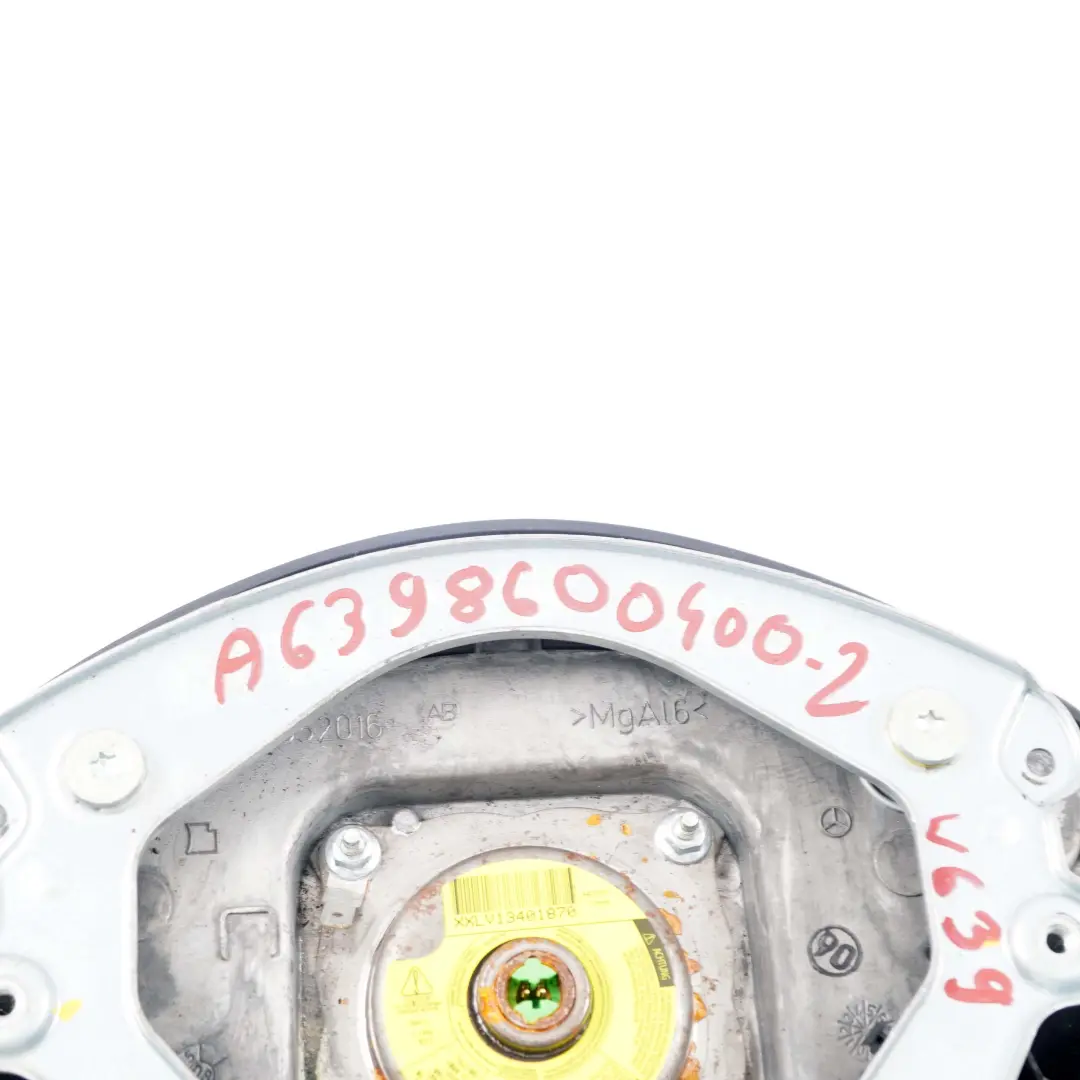 Mercedes W639 Vito Viano Airbag volante Airbag conducente - SKU A6398600400-2 - Numero di parte A6398600400