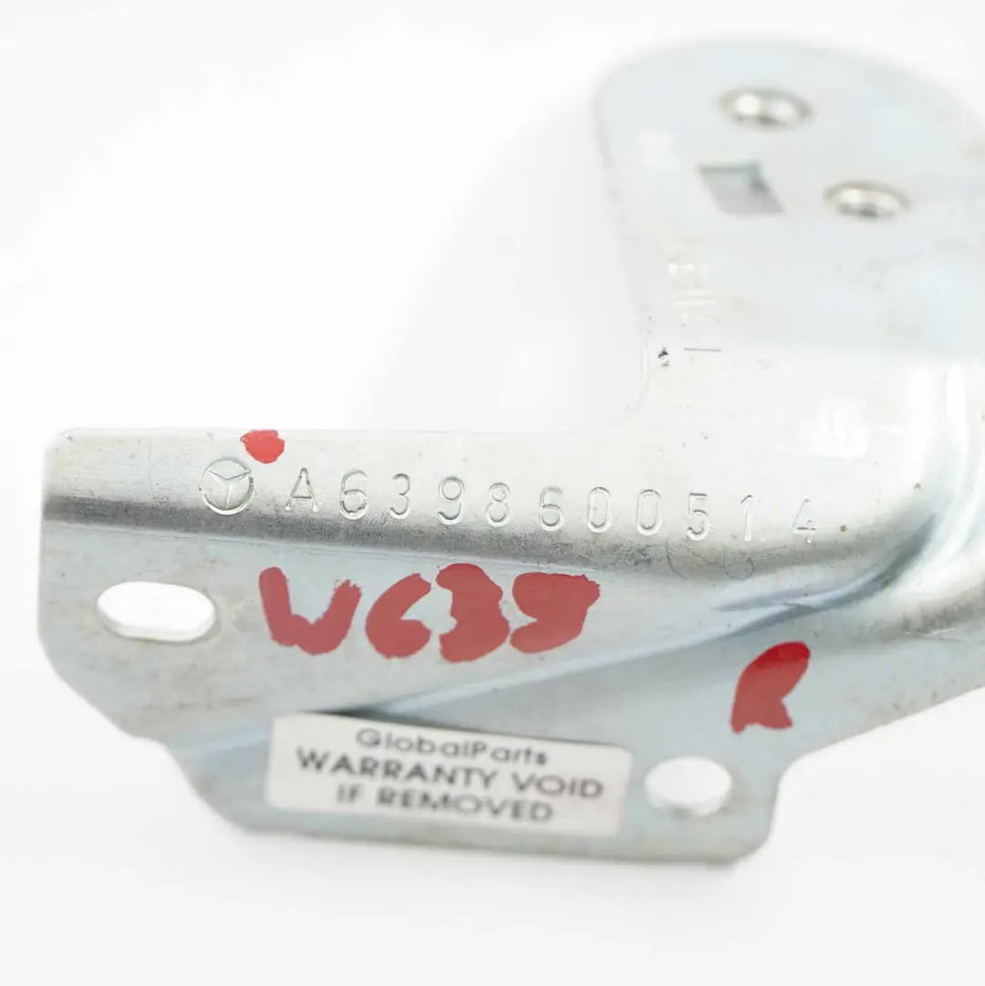 Mercedes Vito W639 Roller Blind Dividing Net Right O/S End Mount - SKU A6398600514 - Part number A6398600514