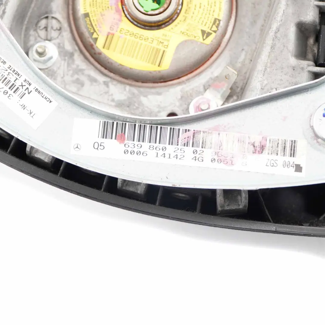 Mercedes Vito Viano W639 Steering Wheel Airbag Air Module Black - SKU A6398602502 - Part number A6398602502