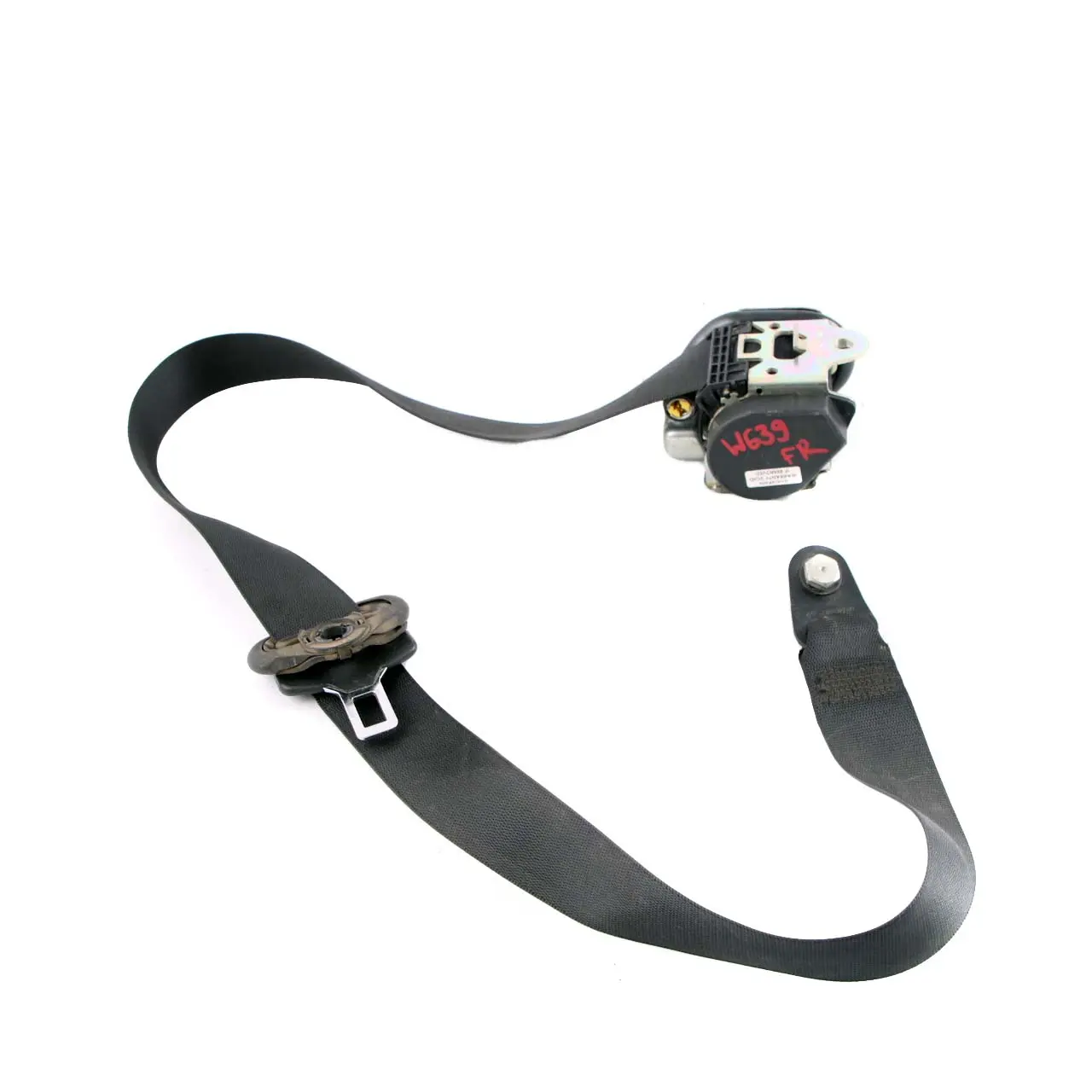 Mercedes Vito W639 Front Seat Belt Right O/S Black A6398603985