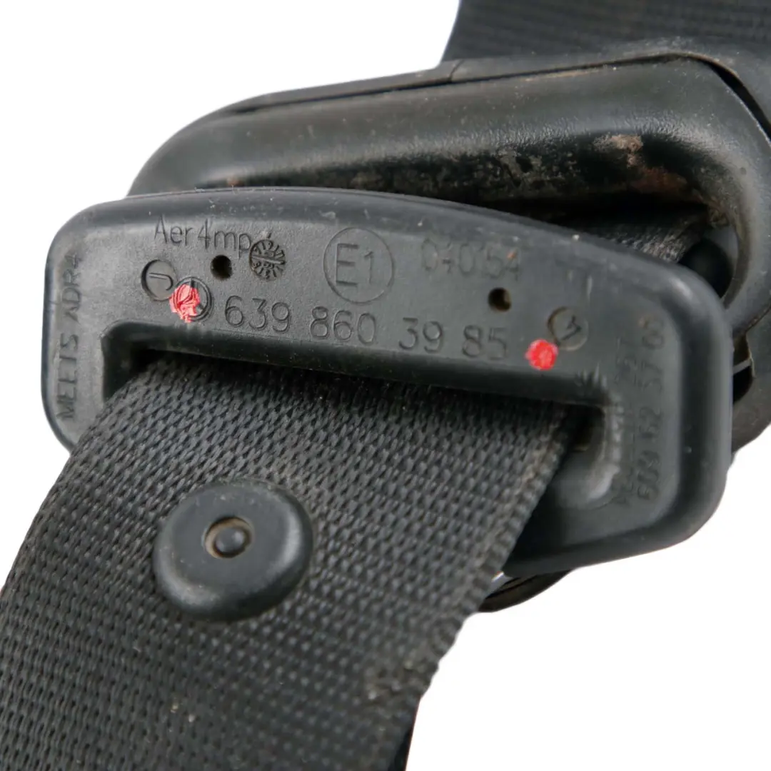 Mercedes Vito W639 Ceinture de Securite Avant Droite Noir - SKU A6398603985 - Numéro de pièce A6398603985