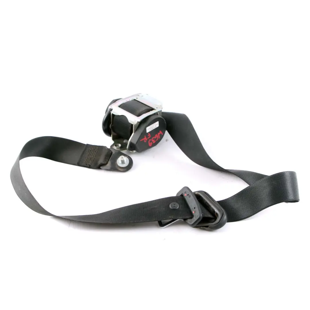 Cinturon de Seguridad Delantero Derecho Negro para Mercedes Vito W639 con número de pieza A6398603985 Mercedes Vito W639 Cinturon de Seguridad Delantero Derecho Negro - SKU A6398603985 - Número de pieza A6398603985