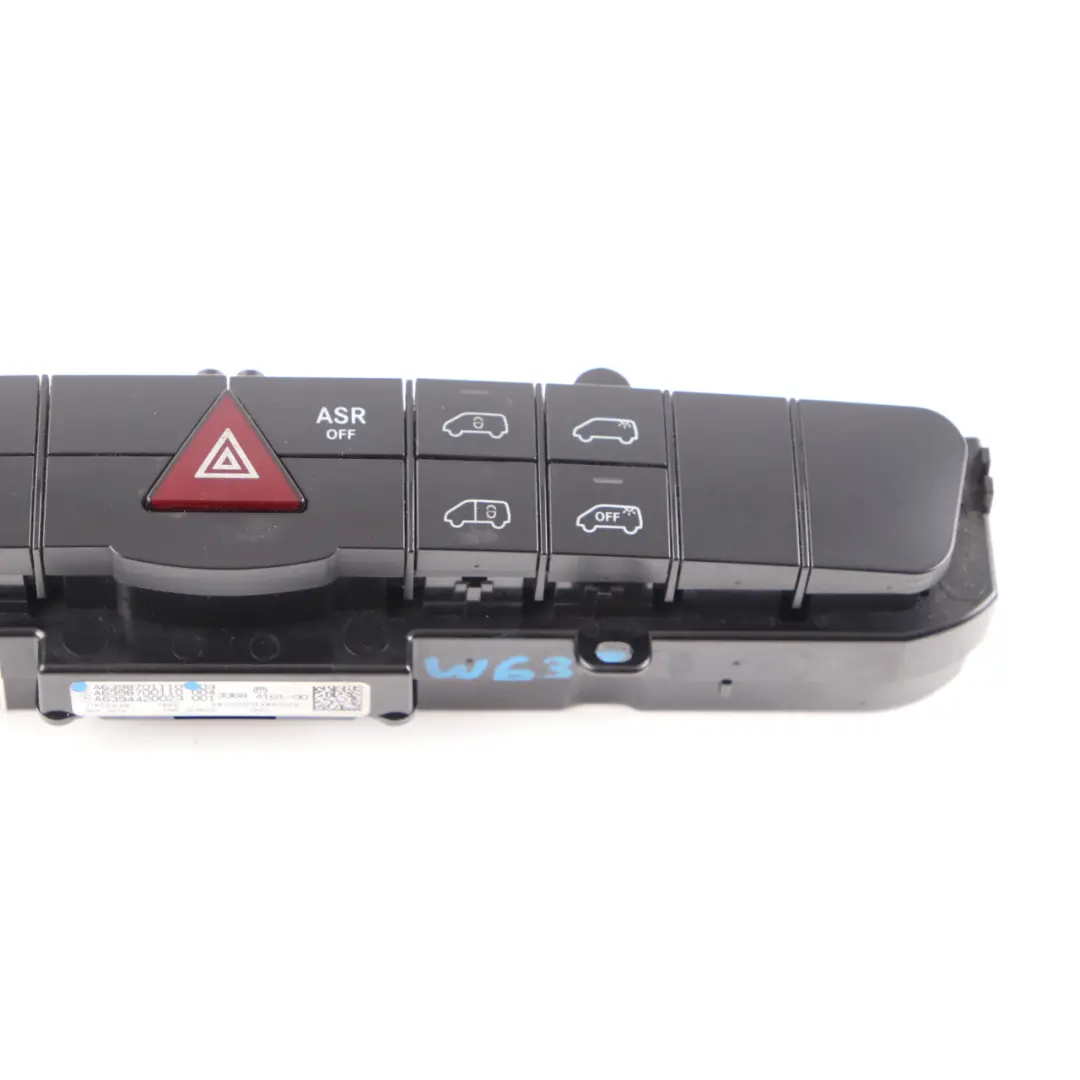 Mercedes Vito W639 Panel de Interruptores Salpicadero Advertencia Peligro ASR - SKU A6398701110 - Número de pieza A6398701110