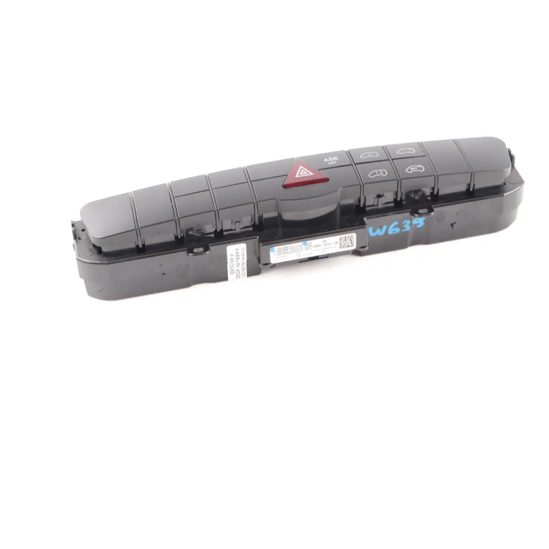 Mercedes Vito W639 Panel de Interruptores Salpicadero Advertencia Peligro ASR - SKU A6398701110 - Número de pieza A6398701110