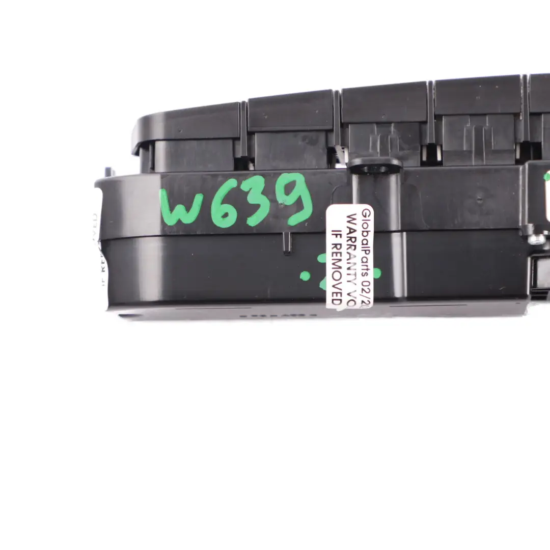 Switch Control Panel Hazard ASR Heated Seat Button to Mercedes W639 with Part number A6398701810 Mercedes W639 Switch Control Panel Hazard ASR Heated Seat Button - SKU A6398701810 - Part number A6398701810