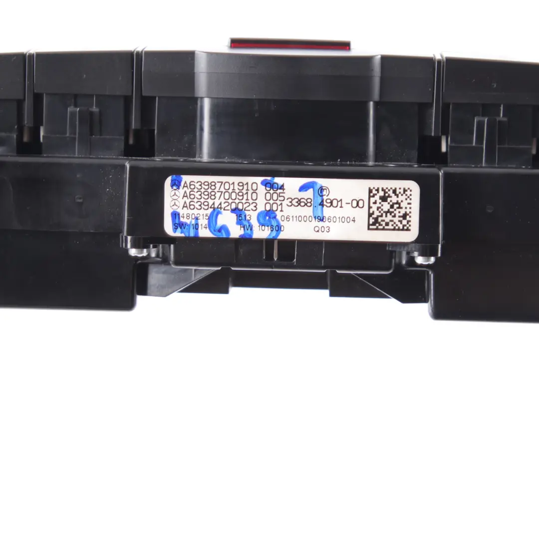 Mercedes Vito W639 Switch Control Panel Block ASR Wiper Heat Hazard - SKU A6398701910-1 - Part number A6398701910