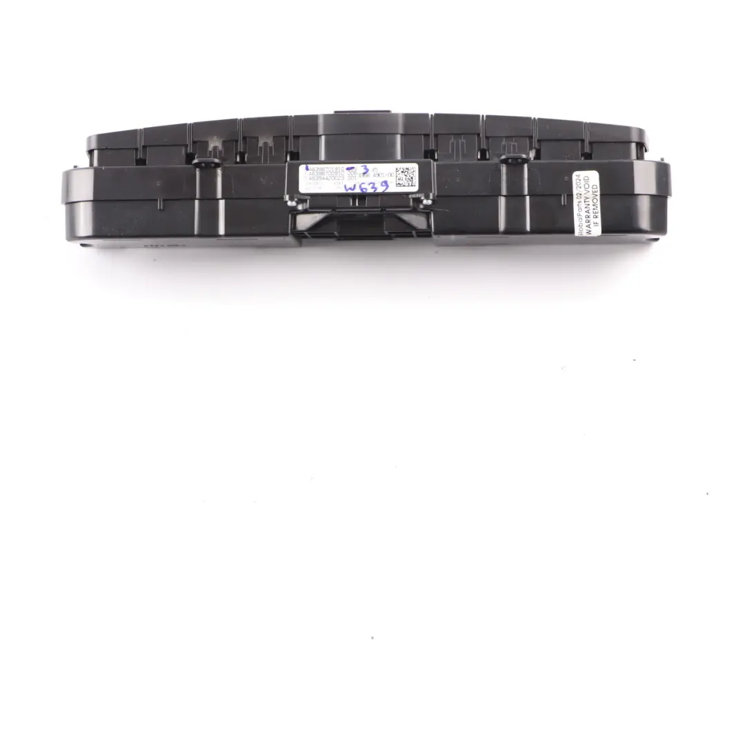 Mercedes Vito W639 Schalter Bedienfeld Block ASR Warnblinkanlage - SKU A6398701910-3 - Teilenummer A6398701910