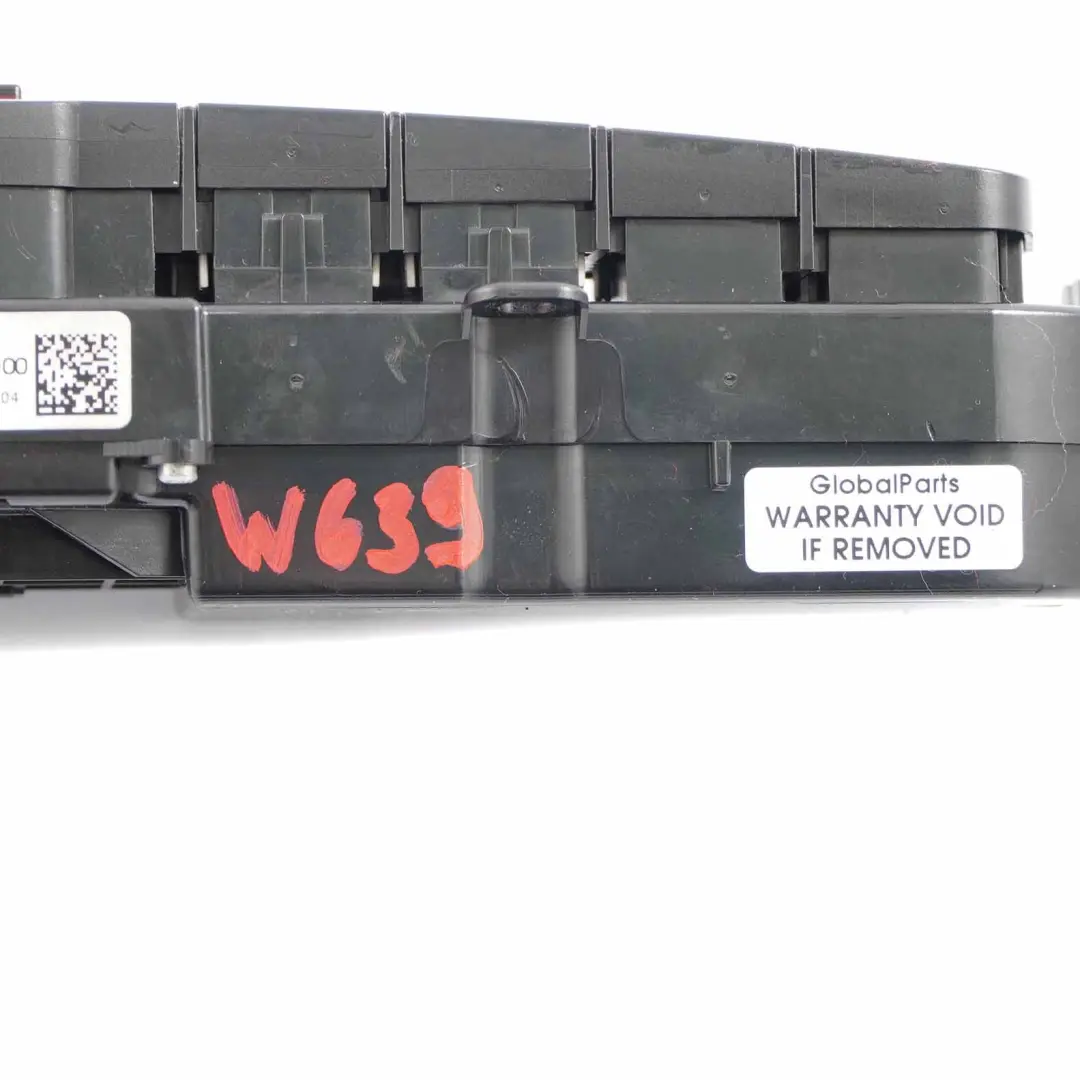 Mercedes Vito W639 Switch Control Panel Block ASR Wiper Heat Hazard - SKU A6398701910 - Part number A6398701910