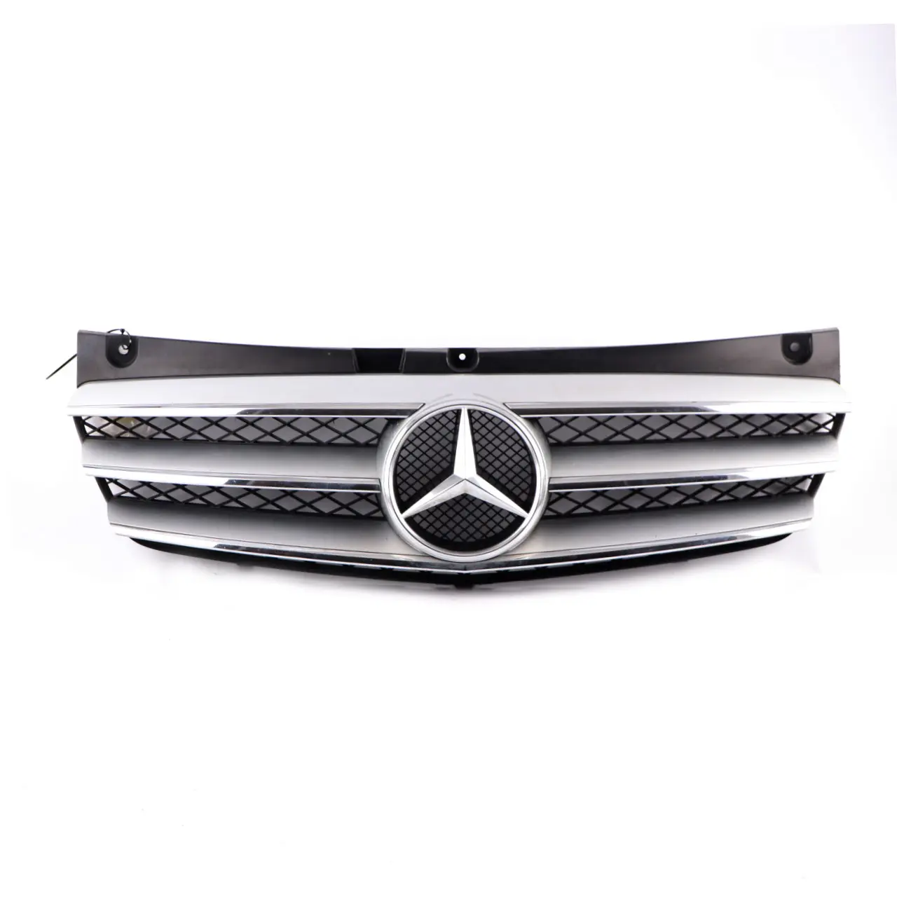 Mercedes Vito W639 Capó Rejilla Delantera Radiador Trim Panel Plata Cromo