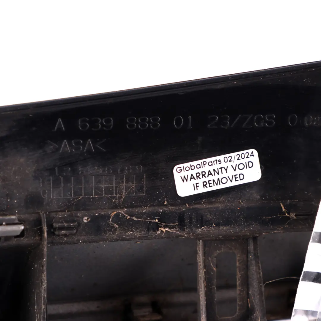 Hood Bonnet Grille Front Radiator Trim Panel Silver Chrome to Mercedes Vito W639 with Part number A6398800083 Mercedes Vito W639 Hood Bonnet Grille Front Radiator Trim Panel Silver Chrome - SKU A6398800083 - Part number A6398800083