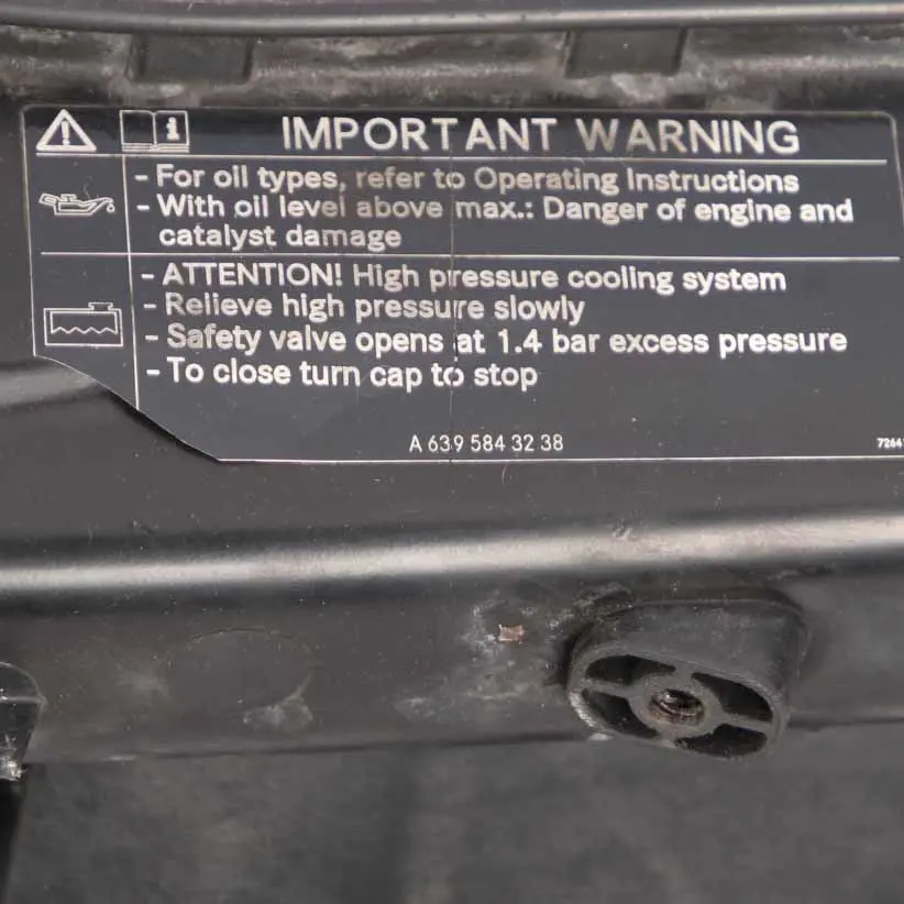 Mercedes Vito Viano W639 Front Panel Radiator Slam Beam Cowling Carrier - SKU A6398800203 - Part number A6398800203