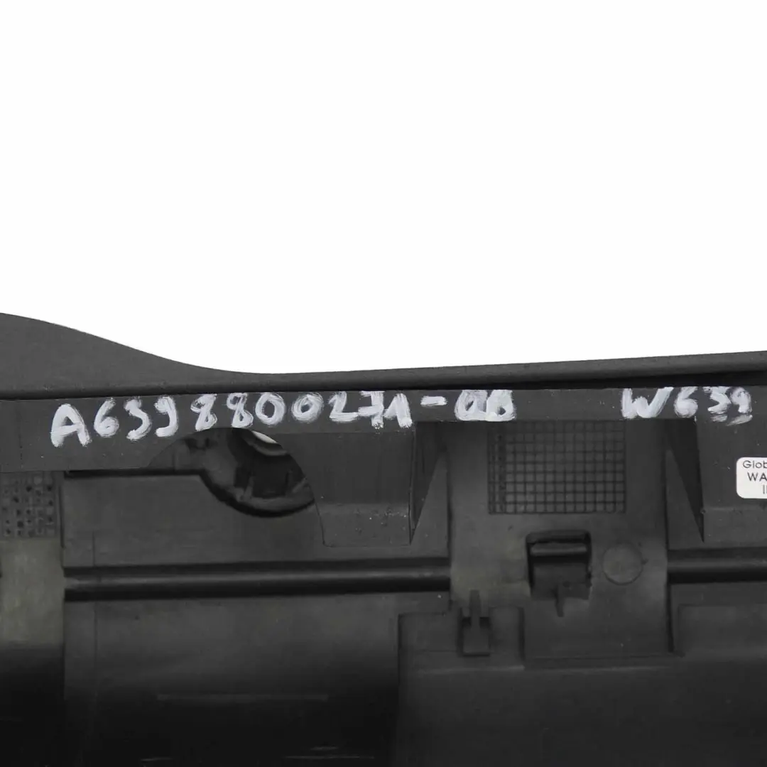 Mercedes Vito W639 Paraurti posteriore Supporto montaggio nero ossidiana - 197 - SKU A6398800271-OB - Numero di parte A6398800271