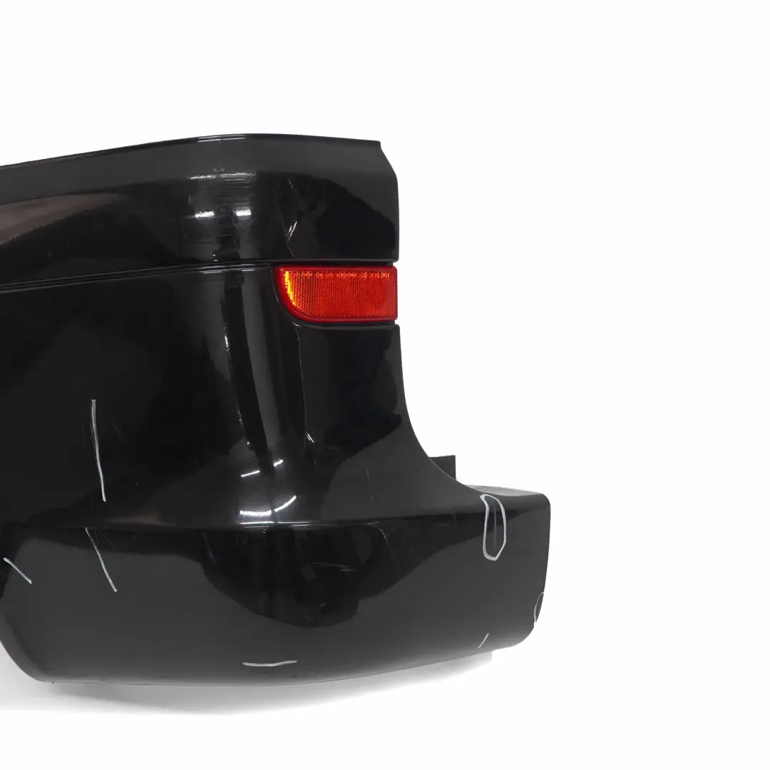 Stoßstange hinten links Eckverkleidung Obsidian Schwarz - 197 für Mercedes Vito W639 mit Teilenummer A6398801471 Mercedes Vito W639 Stoßstange hinten links Eckverkleidung Obsidian Schwarz - 197 - SKU A6398801471-OB - Teilenummer A6398801471