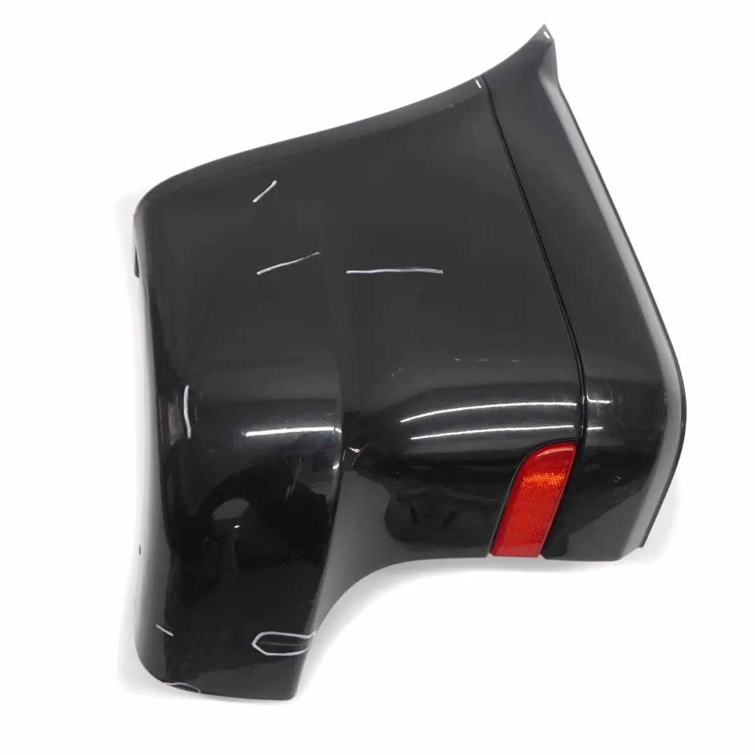 Bumper Left N/S Side Corner Trim Obsidian Black - 197 to Mercedes Vito W639 Rear with Part number A6398801471 Mercedes Vito W639 Rear Bumper Left N/S Side Corner Trim Obsidian Black - 197 - SKU A6398801471-OB - Part number A6398801471