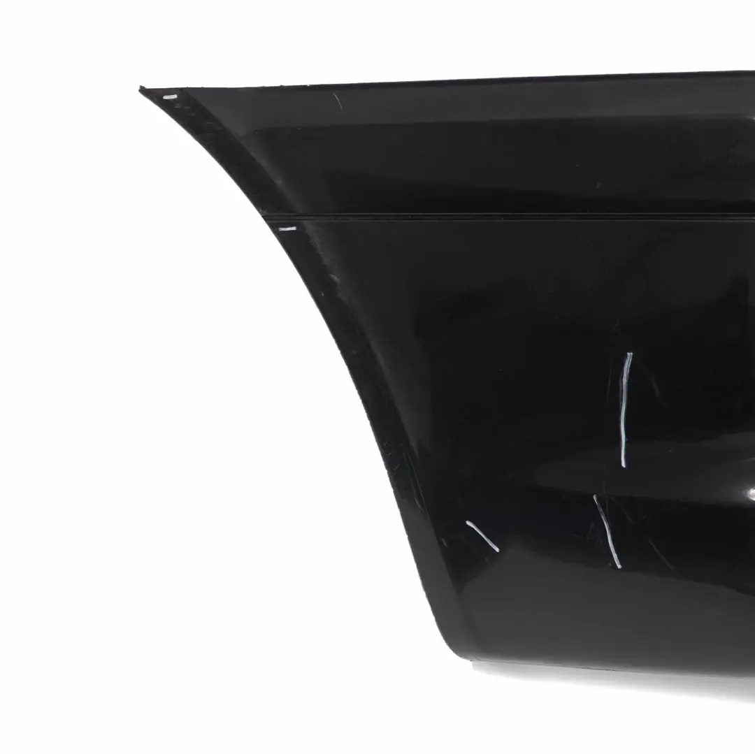 Stoßstange hinten links Eckverkleidung Obsidian Schwarz - 197 für Mercedes Vito W639 mit Teilenummer A6398801471 Mercedes Vito W639 Stoßstange hinten links Eckverkleidung Obsidian Schwarz - 197 - SKU A6398801471-OB - Teilenummer A6398801471