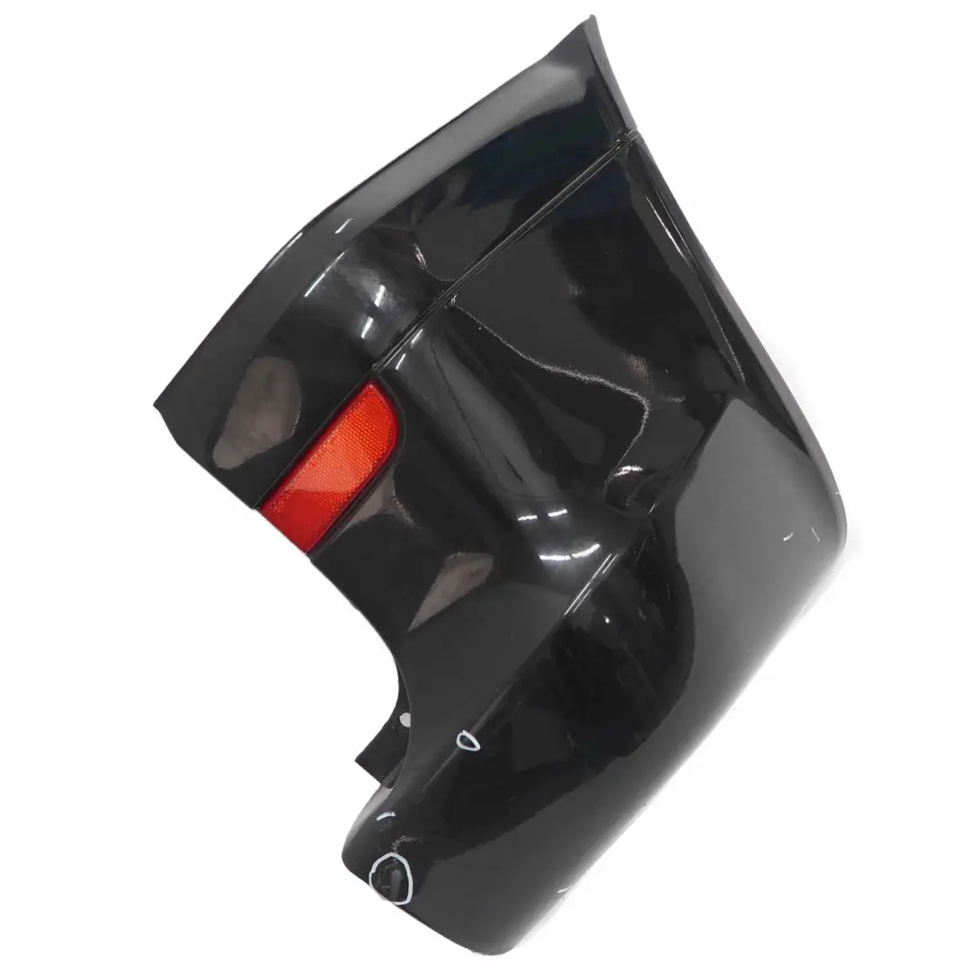 Bumper Right O/S Side Corner Trim Obsidian Black - 197 to Mercedes Vito W639 Rear with Part number A6398801571 Mercedes Vito W639 Rear Bumper Right O/S Side Corner Trim Obsidian Black - 197 - SKU A6398801571-OB - Part number A6398801571