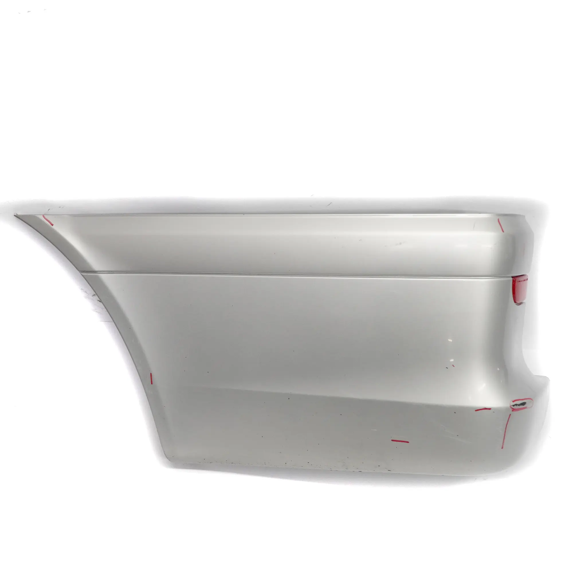 Mercedes Vito W639 Paraurti Posteriore Sinistro Angolare Argento Brillante 9744