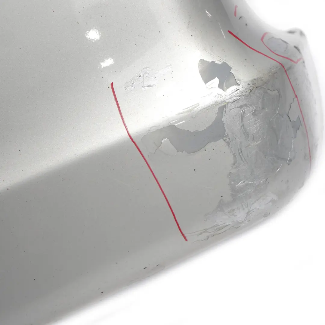 Bumper Left N/S Side Corner Trim Brilliant Silver - 9744 to Mercedes Vito W639 Rear with Part number A6398801871 Mercedes Vito W639 Rear Bumper Left N/S Side Corner Trim Brilliant Silver - 9744 - SKU A6398801871-BRS - Part number A6398801871