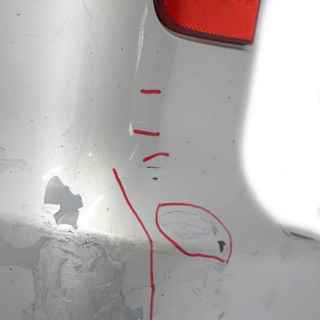 Mercedes Vito W639 Rear Bumper Left N/S Side Corner Trim Brilliant Silver - 9744 - SKU A6398801871-BRS - Part number A6398801871