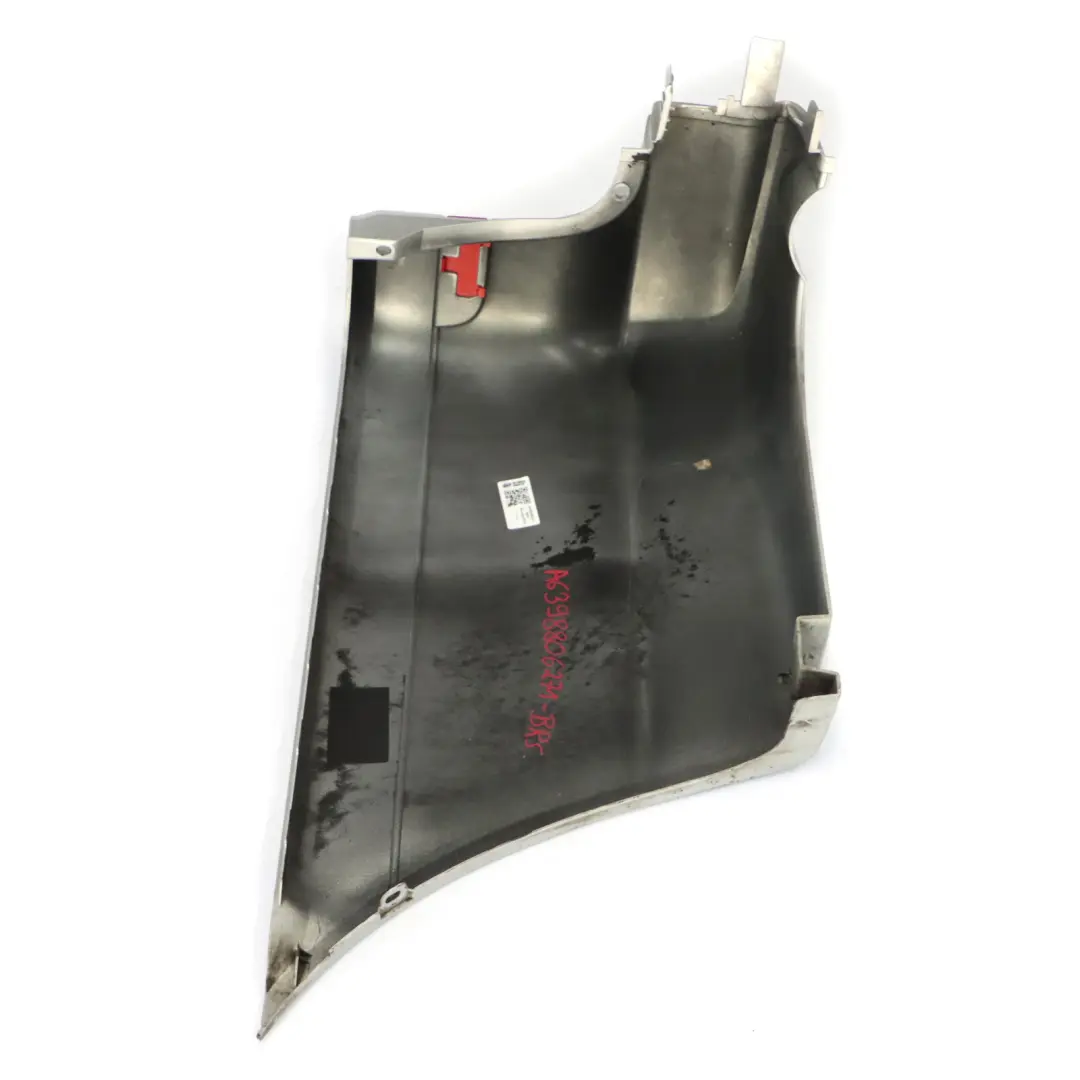 Mercedes Vito W639 Parachoques Trasero Derecho Esquina Plata Brillante - 9744 - SKU A6398806271-BRS - Número de pieza A6398806271