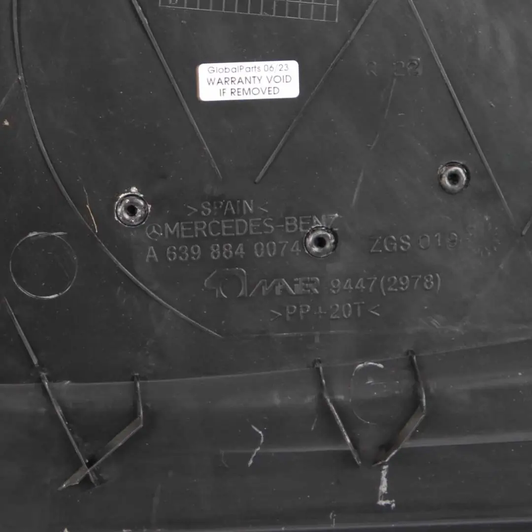 Front Panel Mercedes W639 Windscreen Scuttle Cover Windshield Trim to with Part number A6398840074 Front Panel Mercedes W639 Windscreen Scuttle Cover Windshield Trim - SKU A6398840074-1 - Part number A6398840074