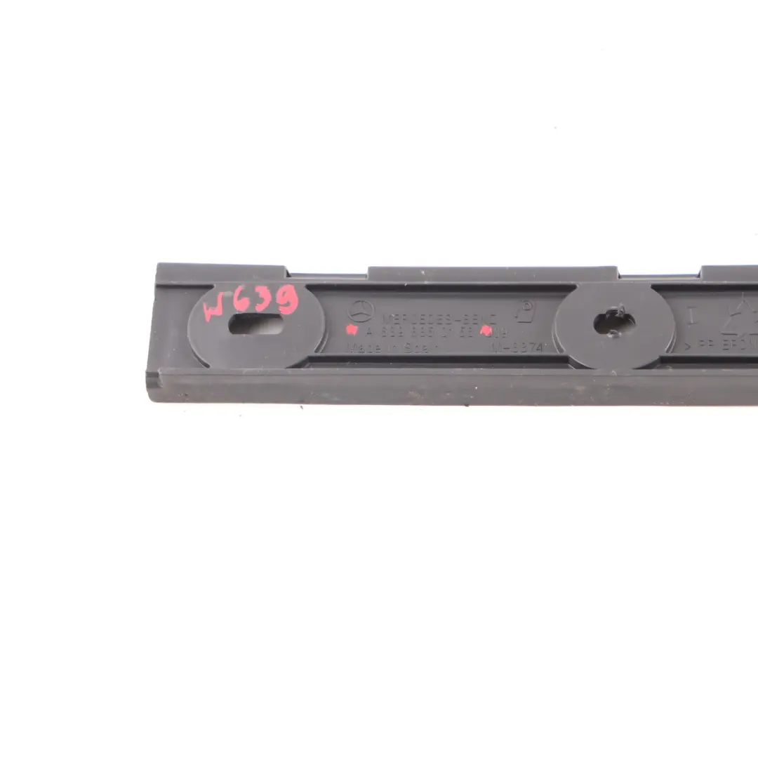 Mercedes W639 Staffa paraurti posteriore sinistra Striscia montaggio - SKU A6398850156 - Numero di parte A6398850156