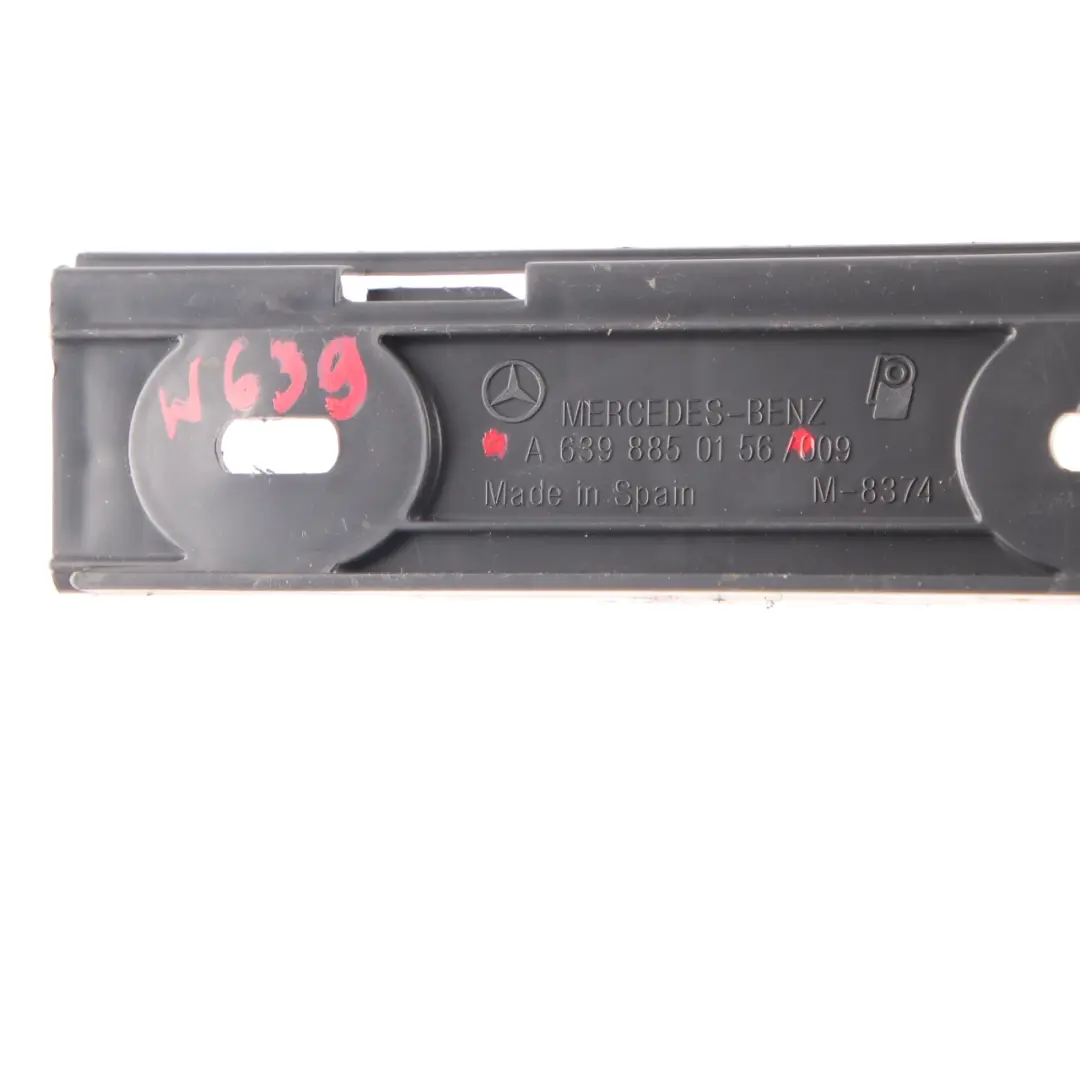 Mercedes W639 Staffa paraurti posteriore sinistra Striscia montaggio - SKU A6398850156 - Numero di parte A6398850156