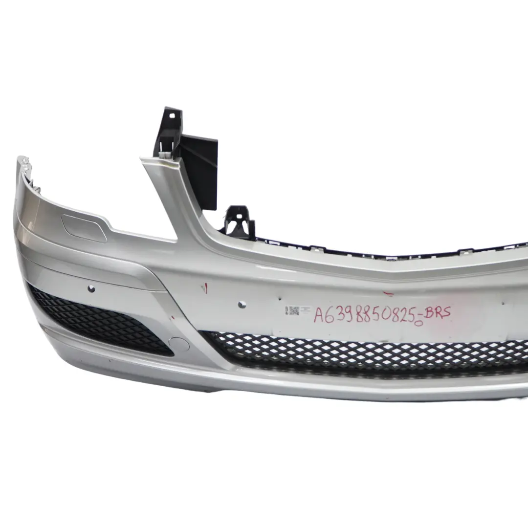 Front Bumper Trim Panel Covering Brilliant Silver - 9744 to Mercedes Vito W639 with Part number A6398850825 Mercedes Vito W639 Front Bumper Trim Panel Covering Brilliant Silver - 9744 - SKU A6398850825-BRS - Part number A6398850825