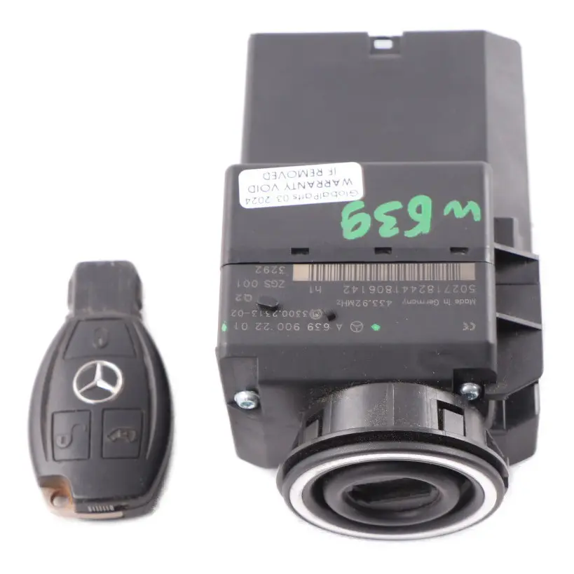 Mercedes Vito W639 Ignition Switch Barrel Lock Control Unit With Key - SKU A6399002201 - Part number A6399002201
