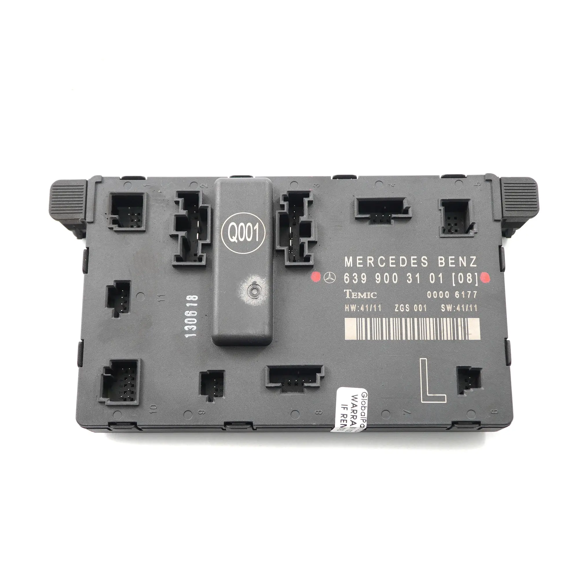 Mercedes Vito W639 Module de porte avant gauche Unité contrôle ECU A6399003101
