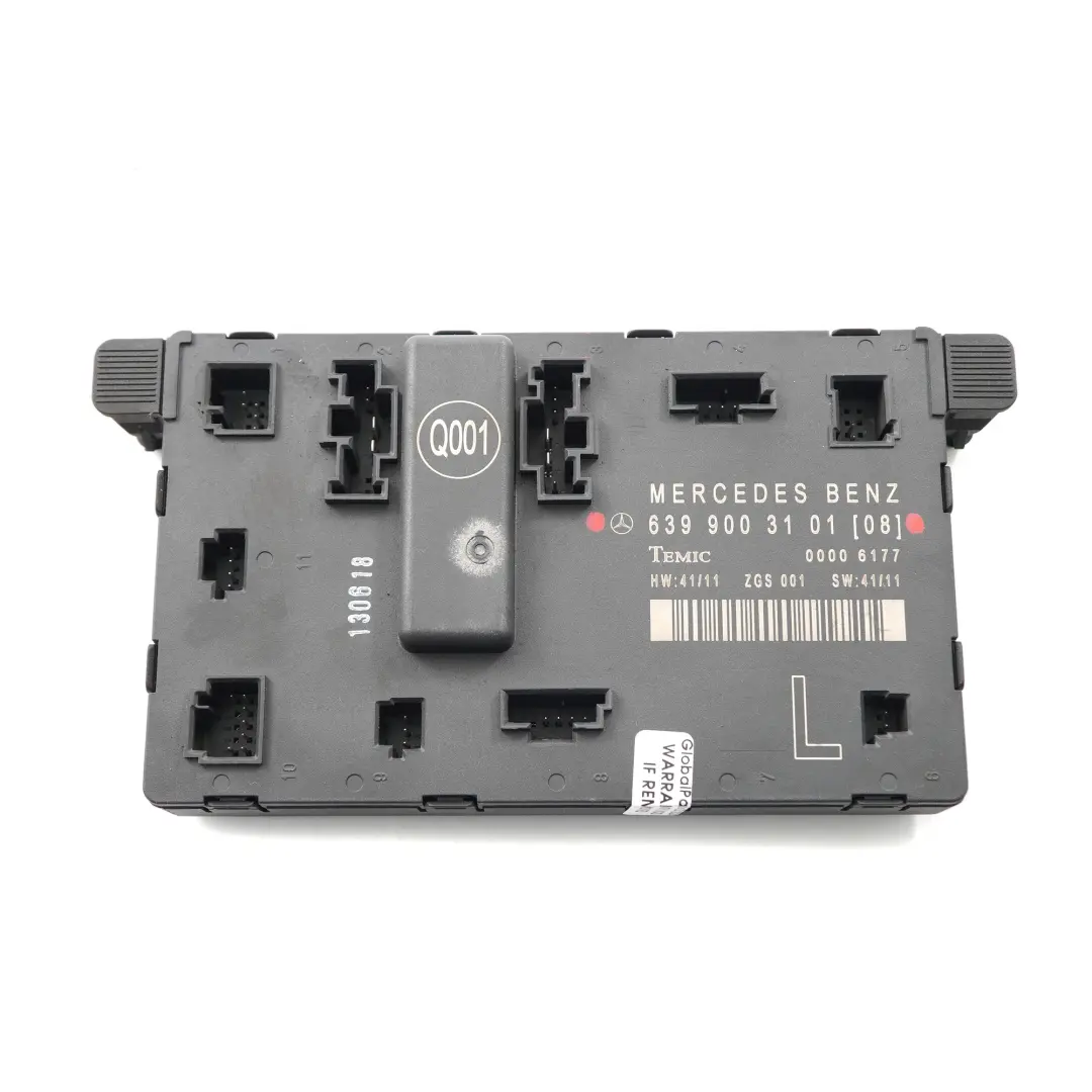Modulo Porta Anteriore Sinistra Centralina ECU per Mercedes Vito W639 con numero di parte A6399003101 Mercedes Vito W639 Modulo Porta Anteriore Sinistra Centralina ECU - SKU A6399003101 - Numero di parte A6399003101