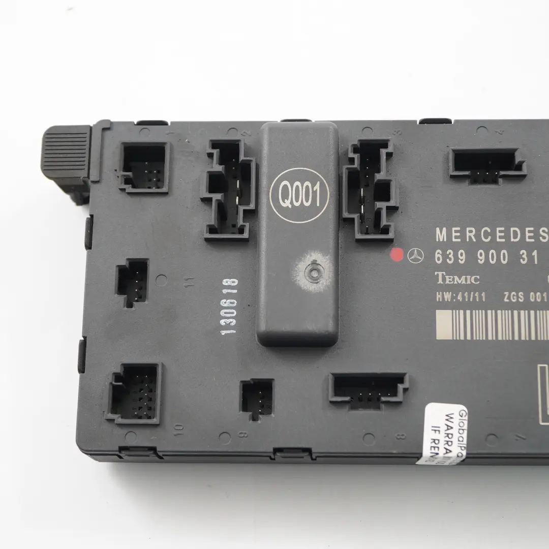 Mercedes Vito W639 Door Module Front Left N/S Control Unit ECU - SKU A6399003101 - Part number A6399003101