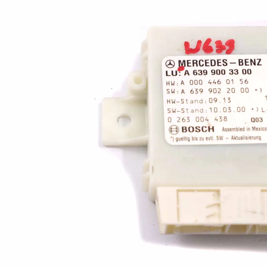 Module De Stationnement PDC Distance Control pour Mercedes Vito W639 à propos du numéro de pièce A6399003300 Mercedes Vito W639 Module De Stationnement PDC Distance Control - SKU A6399003300 - Numéro de pièce A6399003300