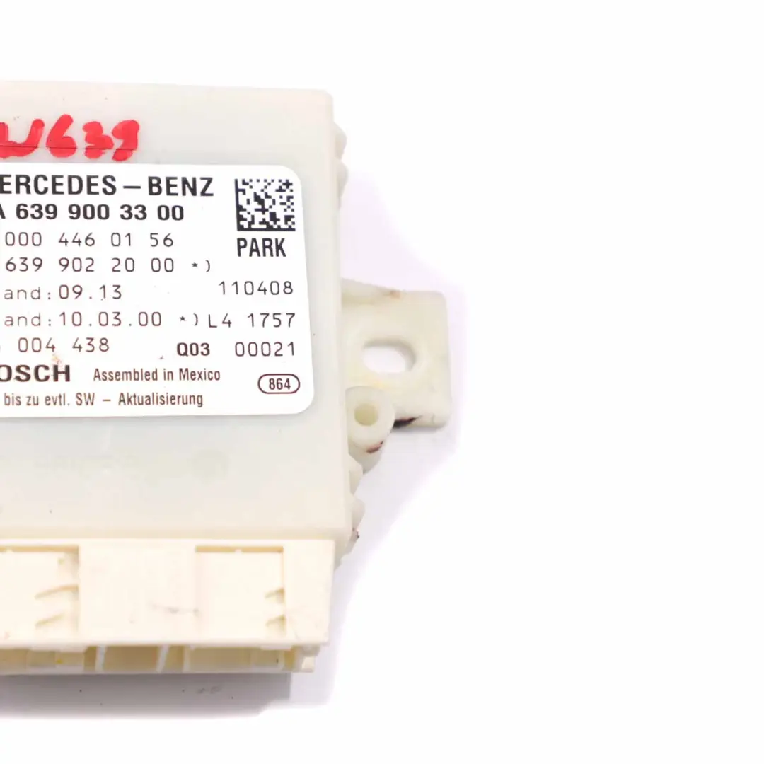 Mercedes Vito W639 Parking Module PDC Distance Control Unit Sensor - SKU A6399003300 - Part number A6399003300