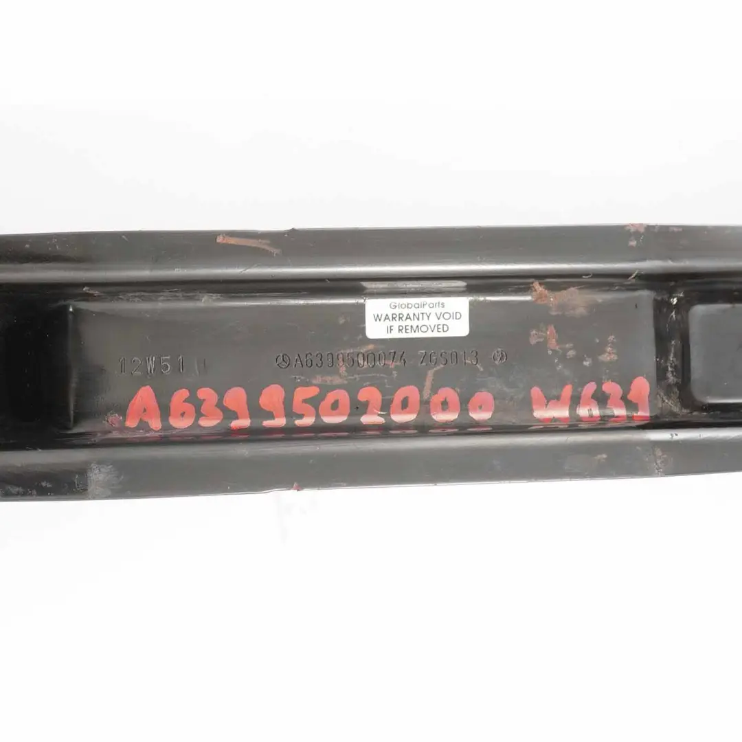 Mercedes Vito W639 Support de Fixation Pour Rail Siège Arrière - SKU A6399502000 - Numéro de pièce A6399502000