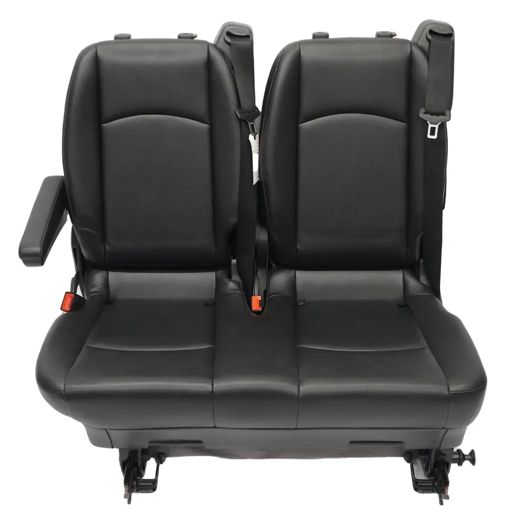  Sedile posteriore Mercedes W639 Doppio Sinistro Prima fila Pelle Nera - SKU A6399507605-1 - Numero di parte A6399507605