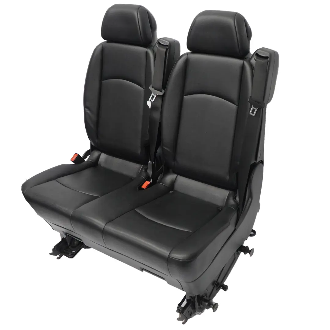 Sedile posteriore Mercedes W639 Doppio Destro Prima fila Pelle Nera per con numero di parte A6399507605 Sedile posteriore Mercedes W639 Doppio Destro Prima fila Pelle Nera - SKU A6399507605-2 - Numero di parte A6399507605