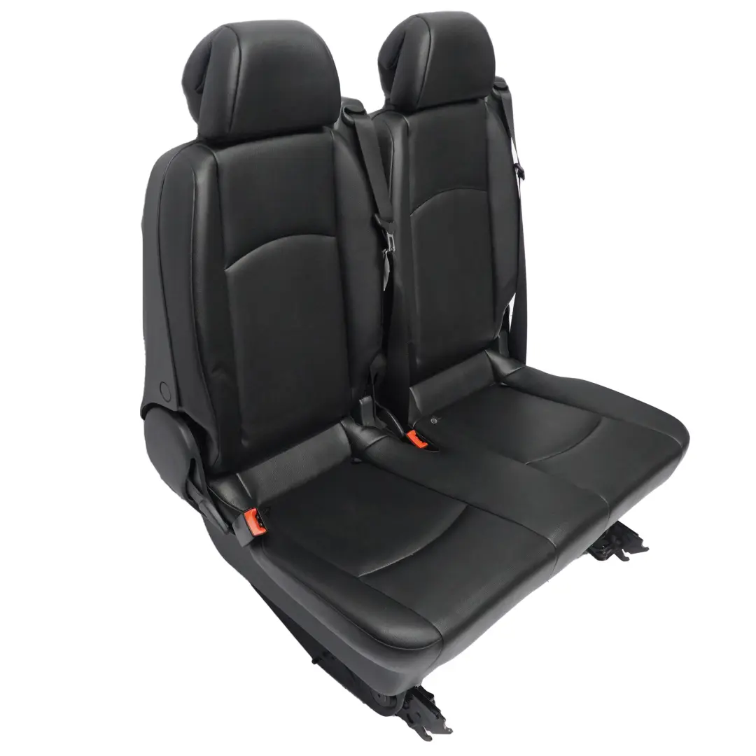  Sedile posteriore Mercedes W639 Doppio Destro Prima fila Pelle Nera - SKU A6399507605-2 - Numero di parte A6399507605