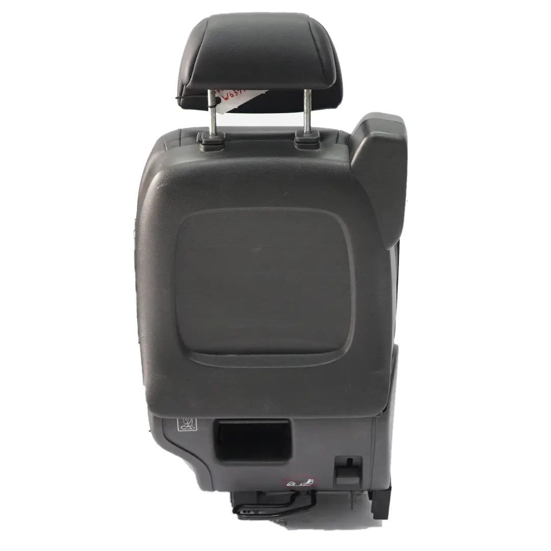  Siège arrière Mercedes W639 Viano Double Gauche Première rangée Cuir Noir - SKU A6399507605-3 - Numéro de pièce A6399507605