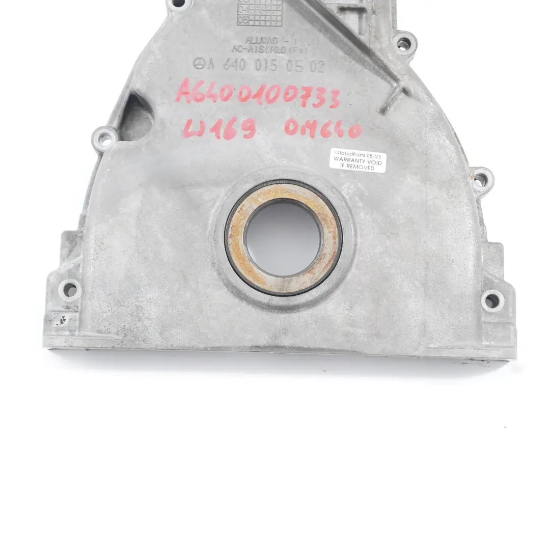  Couvercle Vilebrequin Mercedes W169 W245 OM640 Boîtier Distribution A6400150502 - SKU A6400100733 - Numéro de pièce A6400100733
