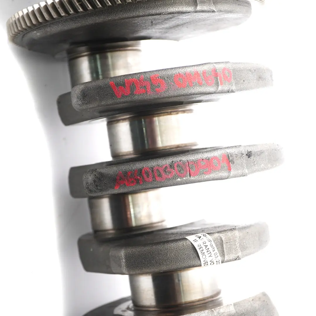  Crankshaft Mercedes W245 W169 Diesel Engine OM640 Crankshaft - SKU A6400300901 - Part number A6400300901