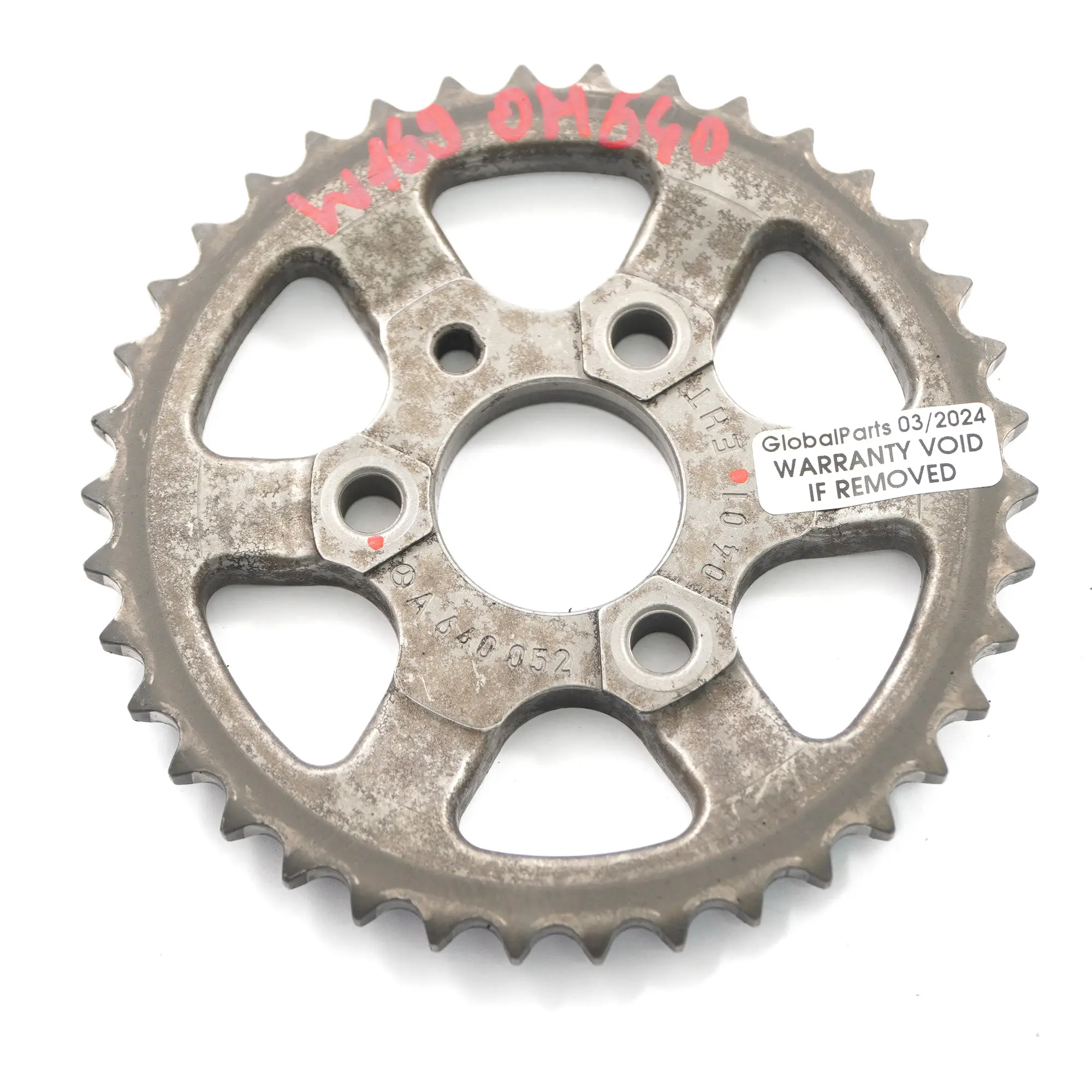 Ingranaggio temporizzazione Mercedes W169 OM640 Albero a camme ruota motrice 