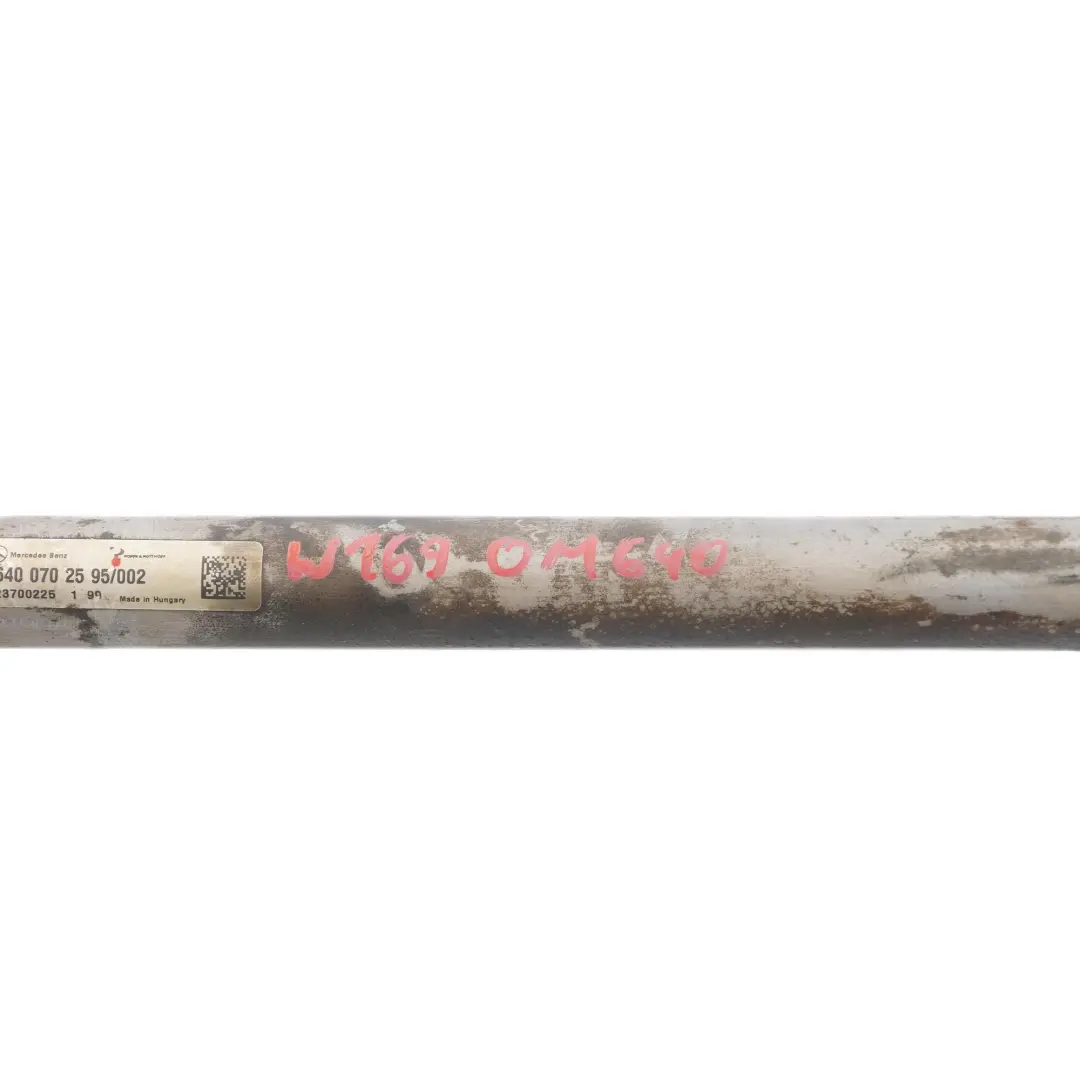 Mercedes W169 W245 OM640 Injecteur Carburant Pression Rail Line - SKU A6400702595 - Numéro de pièce A6400702595