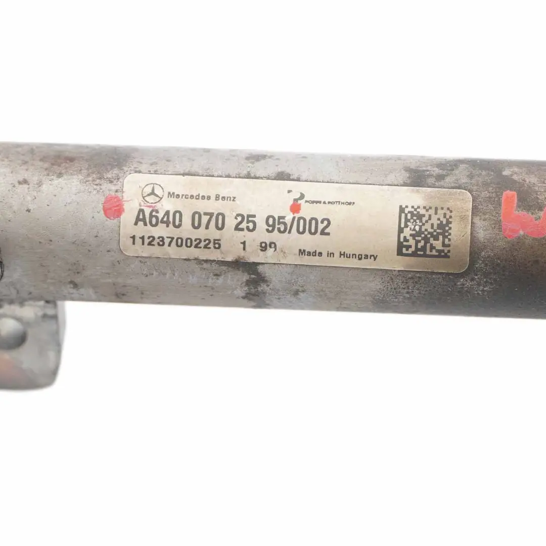 OM640 Fuel Injector Pressure Rail Line to Mercedes W169 W245 with Part number A6400702595 Mercedes W169 W245 OM640 Fuel Injector Pressure Rail Line - SKU A6400702595 - Part number A6400702595