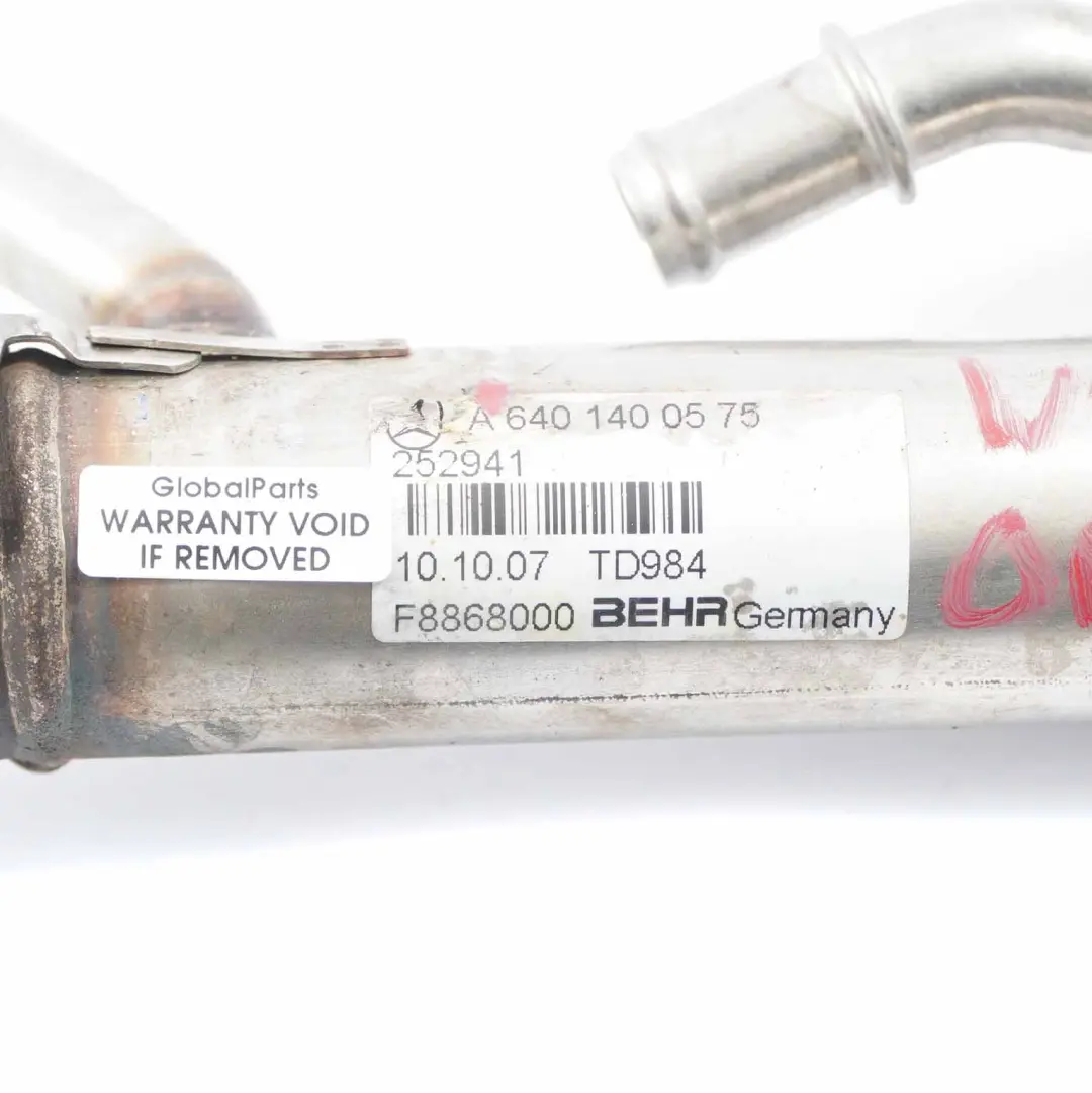 Raffreddatore scarico EGR Mercedes W169 Scambiatore calore OM640 per con numero di parte A6401400575 Raffreddatore scarico EGR Mercedes W169 Scambiatore calore OM640 - SKU A6401400575 - Numero di parte A6401400575